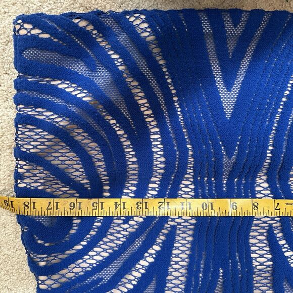 Rachel Allen Mini Strapless Blue Dress Women's Size 8 Party Dance Cocktail - Picture 7 of 10